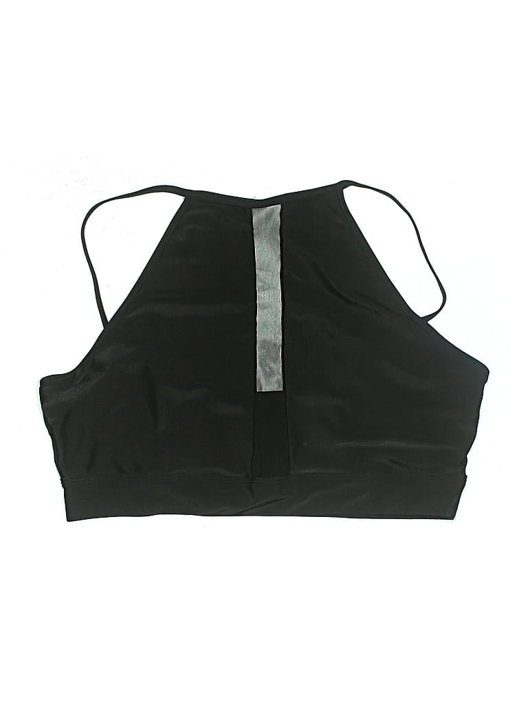 Pre-owned Unbranded Swimsuit Top Black Swimwear