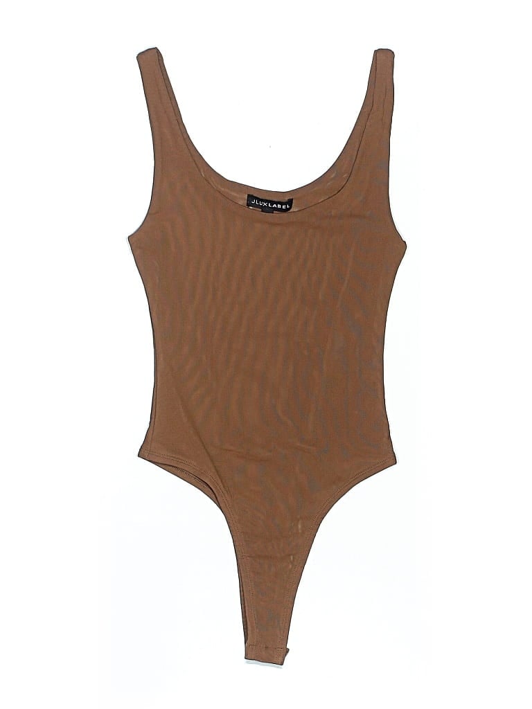 Pre-owned Jluxlabel Bodysuit In Brown