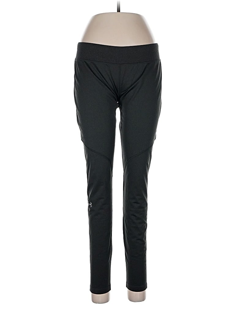 Pre-owned Under Armour Active Pants In Black