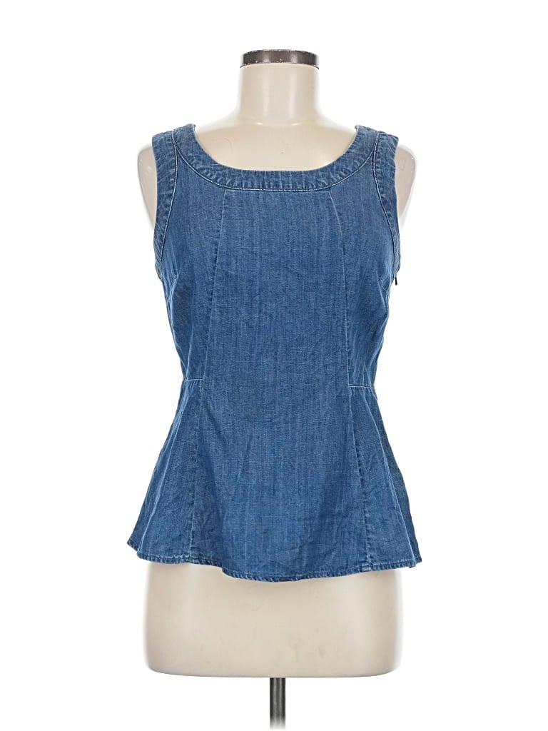 BANANA REPUBLIC Pre-owned Sleeveless Blouse In Blue