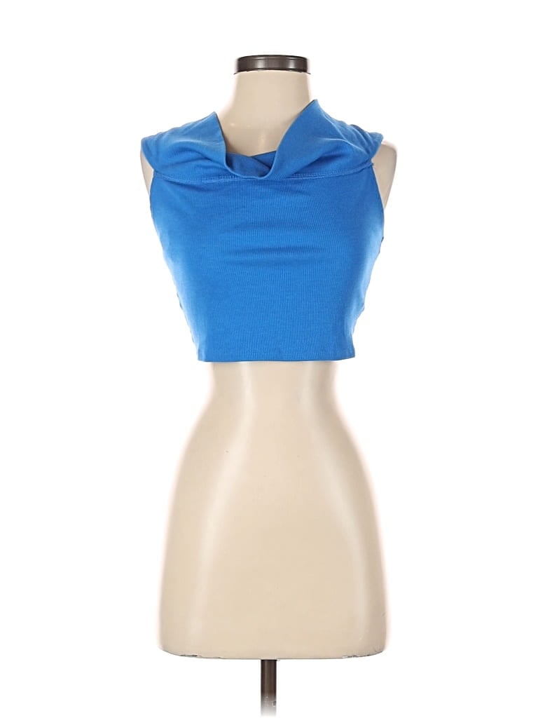 Urban Outfitters Sleeveless Top Blue Cowl Neck Tops
