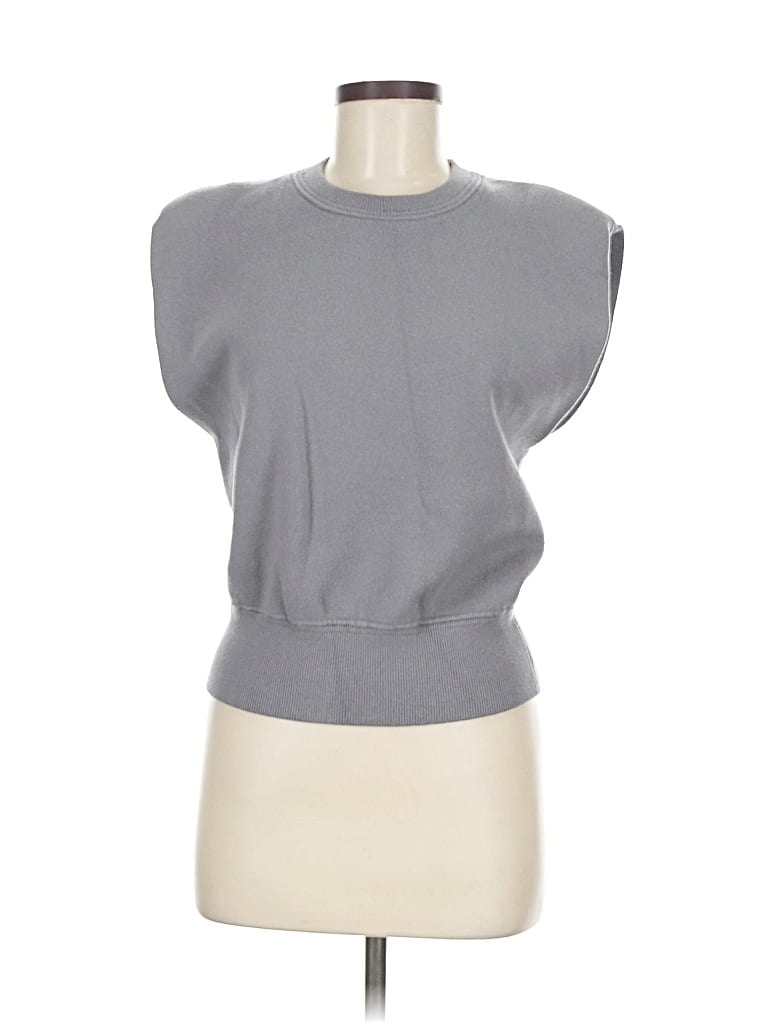 Pre-owned Zara Sweatshirt In Gray