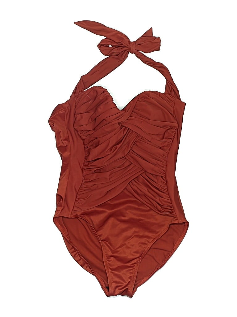 Pre-owned Magicsuit One Piece Swimsuit In Burgundy