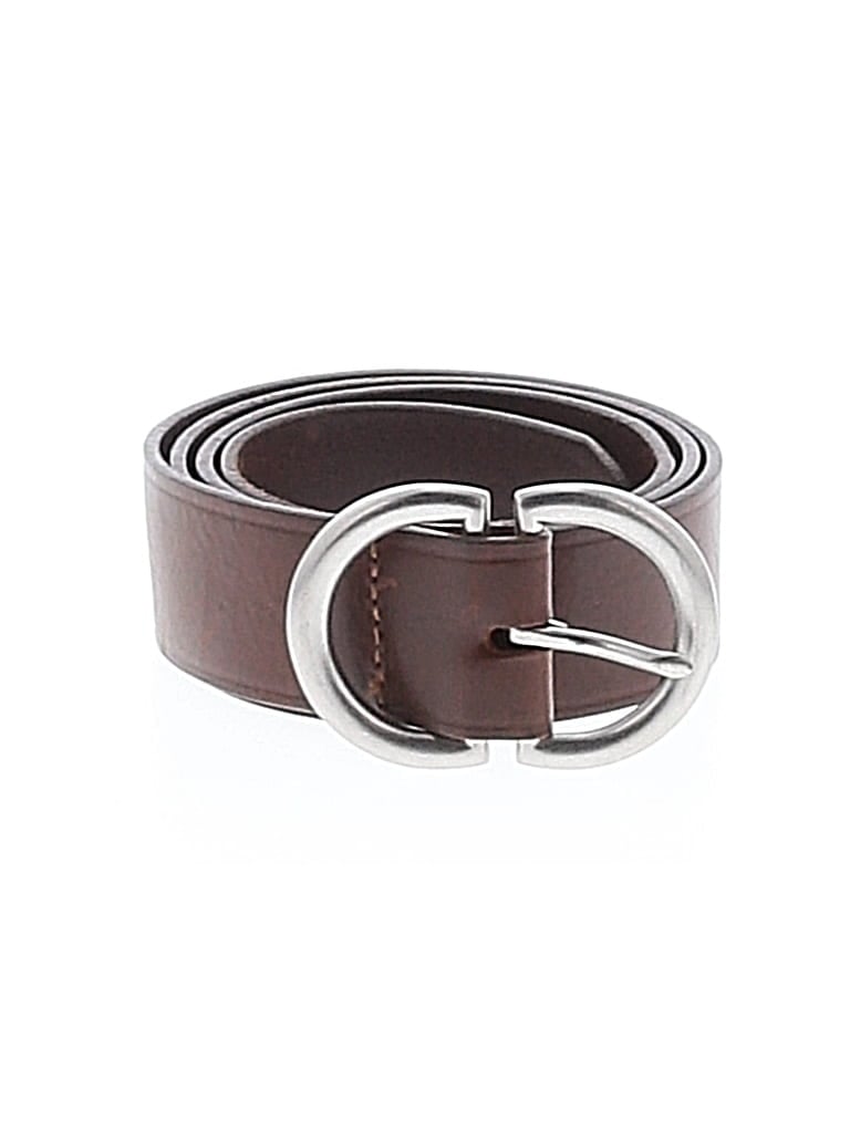Pre-owned Ann Taylor Loft Leather Belt In Brown
