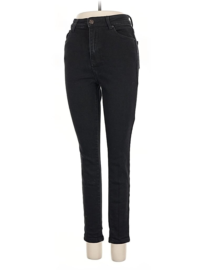 Pre-owned Wax Jean Jeggings In Black