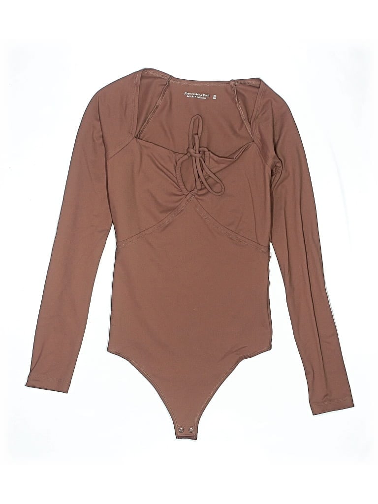 Pre-owned Abercrombie & Fitch Bodysuit In Brown