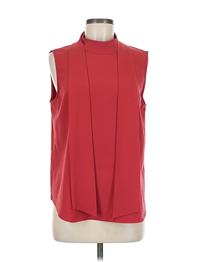 Pre-owned Vince Camuto Sleeveless Blouse In Red