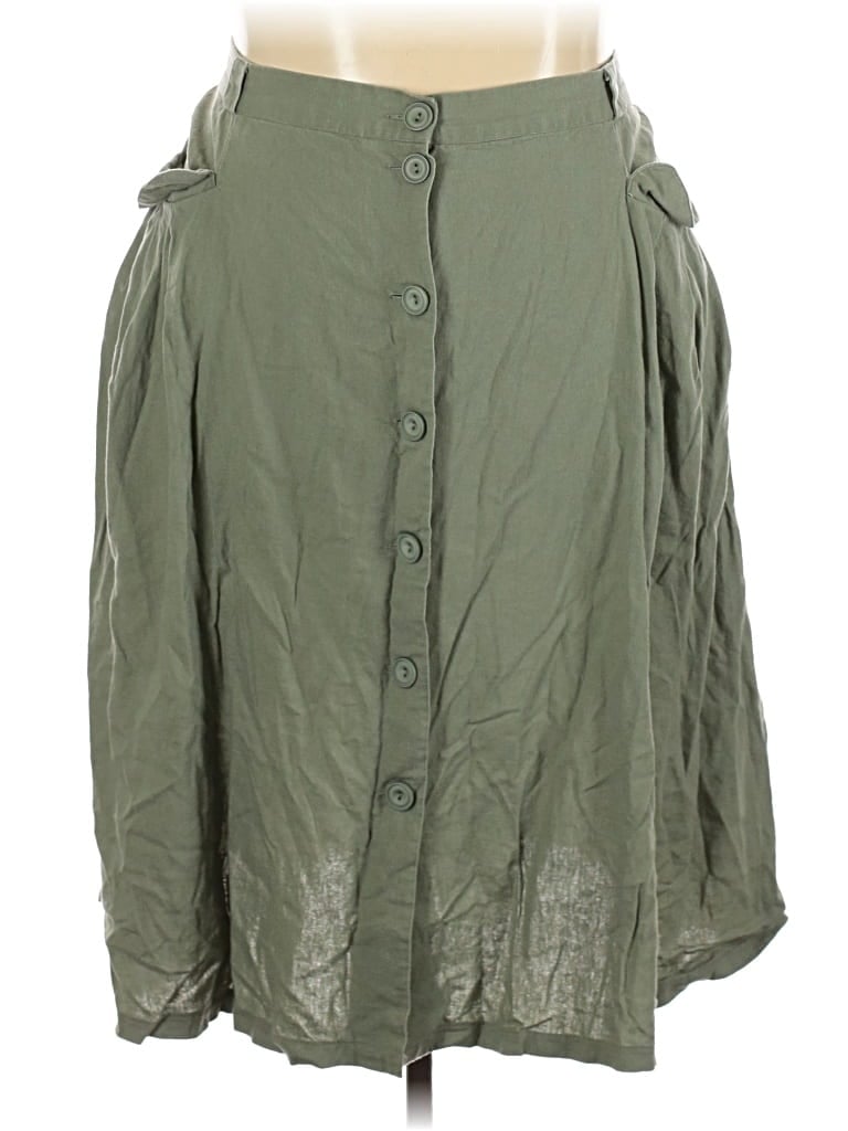 Pre-owned Modcloth Casual Skirt In Green