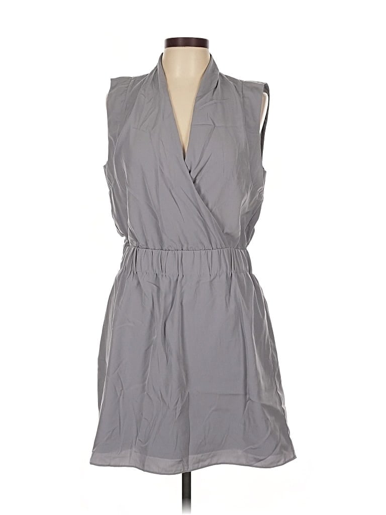 Pre-owned Express Casual Dress In Gray