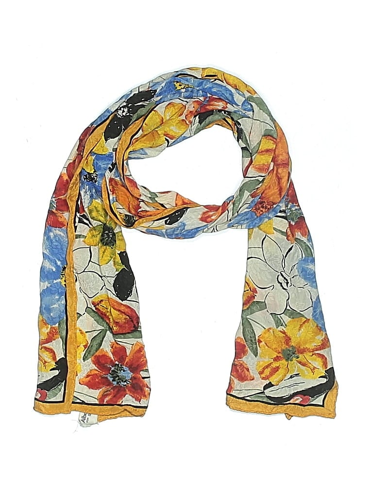 Pre-owned Albert Nipon Scarf In Orange