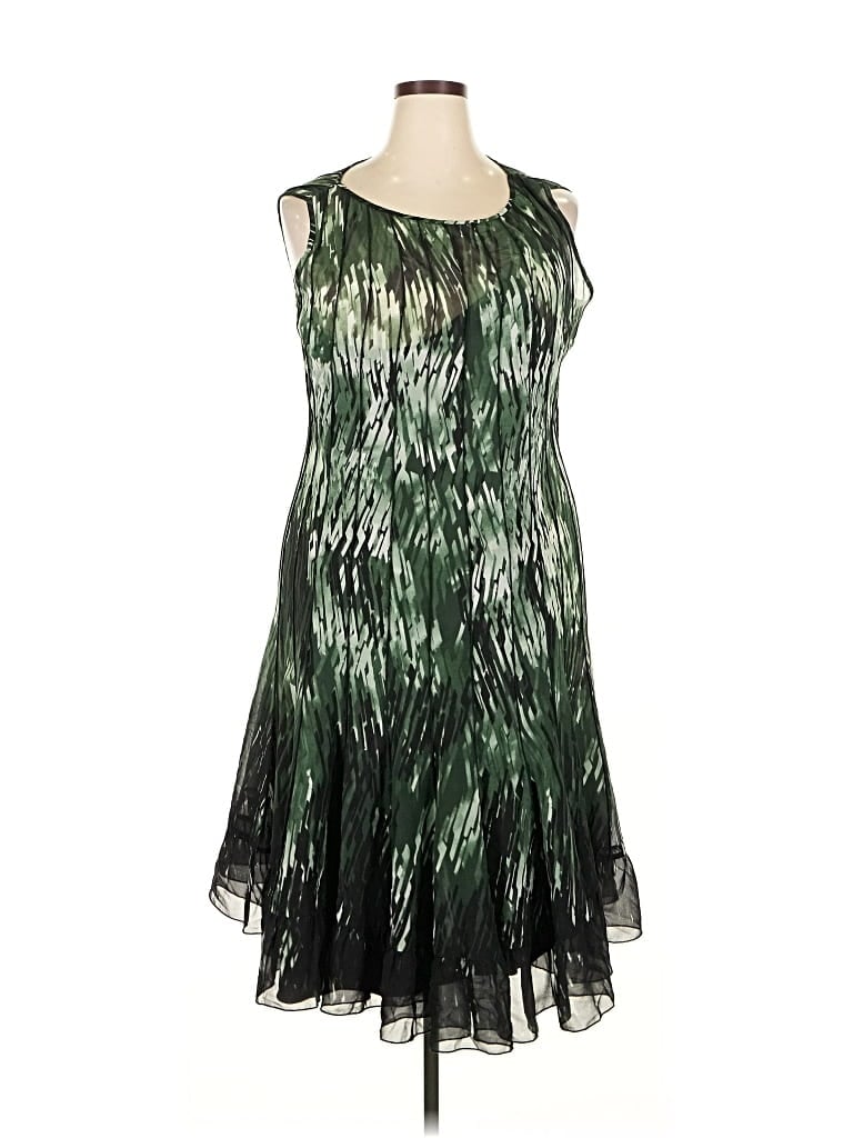 Pre-owned Teri Jon Cocktail Dress In Green