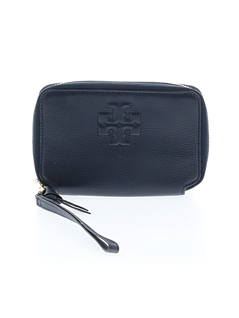 Pre-owned Tory Burch Wristlet In Blue