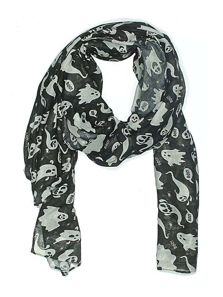Pre-owned Unbranded Scarf In Black