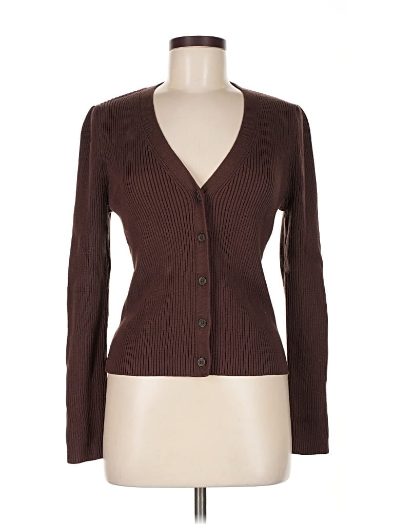 Pre-owned Gap Cardigan Sweater In Brown