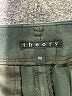 Theory 100% Cotton Solid Green Shorts Size 00 - photo 3