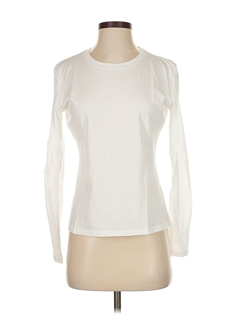 Pre-owned Goldie Long Sleeve T-shirt In White