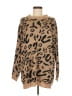 Goodnight Macaroon Animal Print Tan Pullover Sweater Size M - photo 1