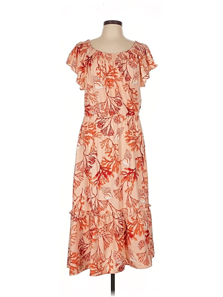 Pre-owned Liz Claiborne Casual Dress In Orange