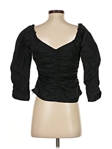 Something Navy 3/4 Sleeve Blouse (view 2)
