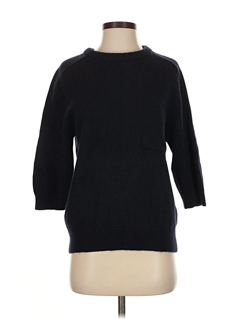 Pre-owned Unbranded Cashmere Pullover Sweater In Black