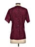 Michelle Stuart 100% Polyester Red Short Sleeve Blouse Size 2 - photo 2