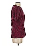 Michelle Stuart 100% Polyester Red Short Sleeve Blouse Size 2 - photo 4