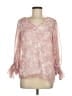 1.State 100% Polyester Pink 3/4 Sleeve Blouse Size M - photo 1