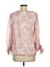 1.State 100% Polyester Pink 3/4 Sleeve Blouse Size M - photo 2
