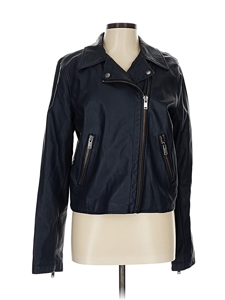 Pre-owned By Anthropologie Jacket In Blue