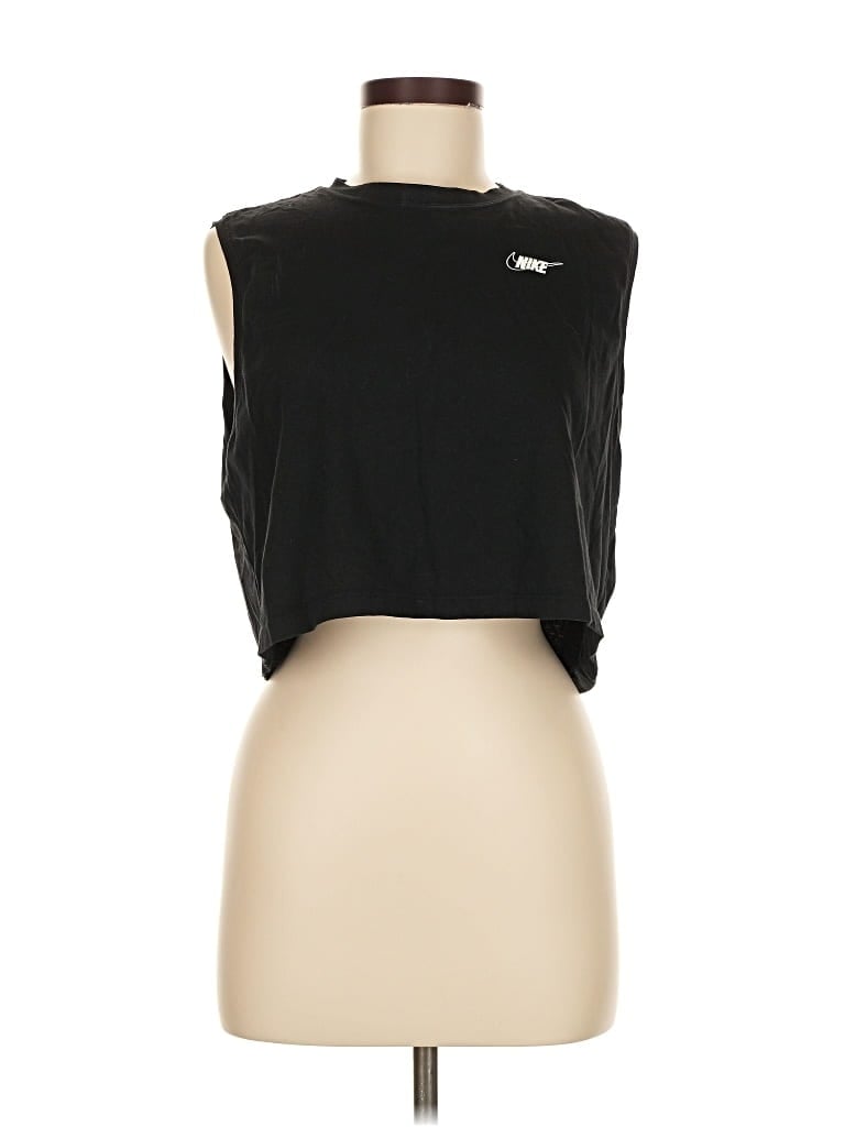 Pre-owned Nike Sleeveless T-shirt In Black