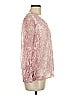 1.State 100% Polyester Pink 3/4 Sleeve Blouse Size M - photo 4