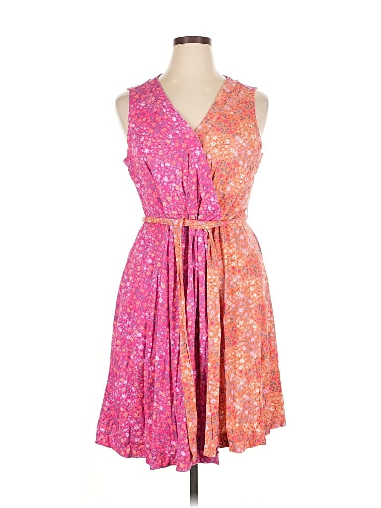 Pre-owned Isaac Mizrahi Live Casual Dress In Pink
