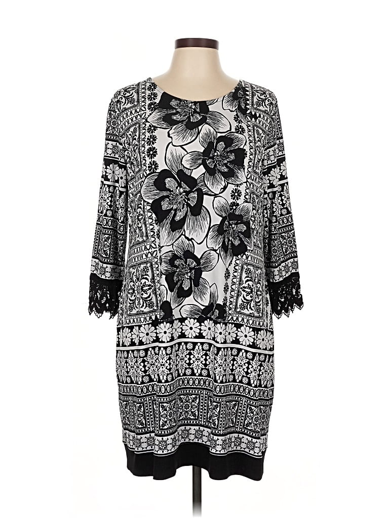 Pre-owned Alfani Casual Dress In Black