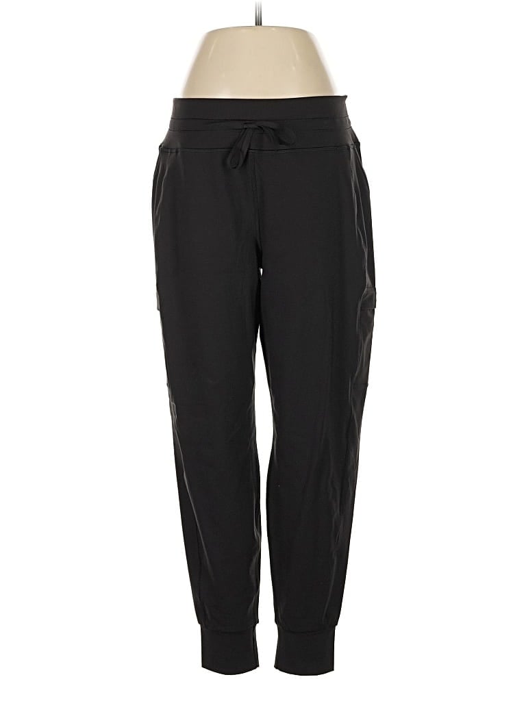 Pre-owned Athleta Track Pants In Black