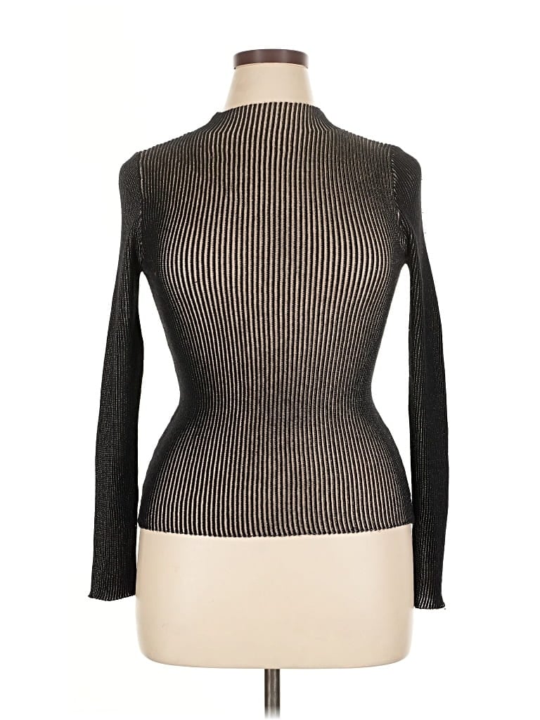 Pre-owned Aqua Cardigan Sweater In Black