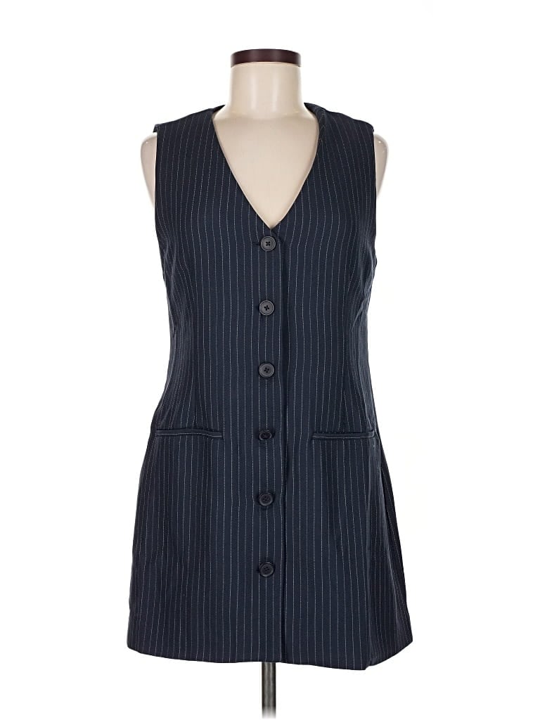 Pre-owned Abercrombie & Fitch Vest In Blue