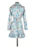 Bar III 100% Polyester Floral Blue Cocktail Dress Size XXS - photo 2