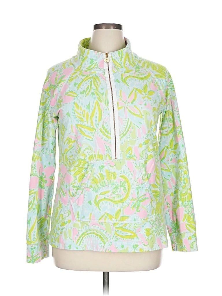 Pre-owned Lilly Pulitzer Pullover Sweater In Green