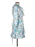 Bar III 100% Polyester Floral Blue Cocktail Dress Size XXS - photo 4