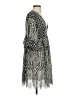 Akemi + Kin 100% Polyester Paisley Silver Casual Dress Size 2 - photo 4