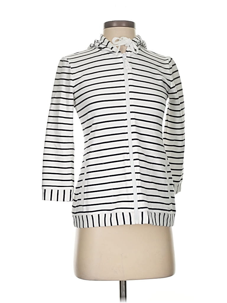 T BY TALBOTS Pre-owned Cardigan Sweater In White