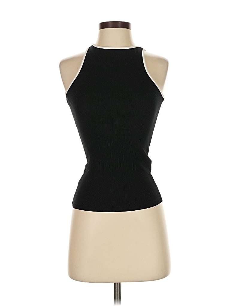Pre-owned H&m Tank Top Black Halter Neckline Tops