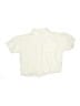 Appaman Solid Ivory Short Sleeve Button-Down Shirt Size 10 - photo 1