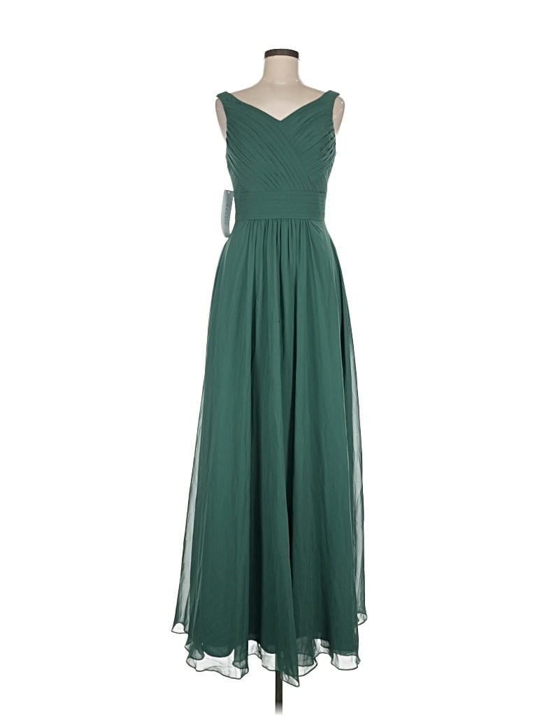 Azazie Cocktail Dress In Green