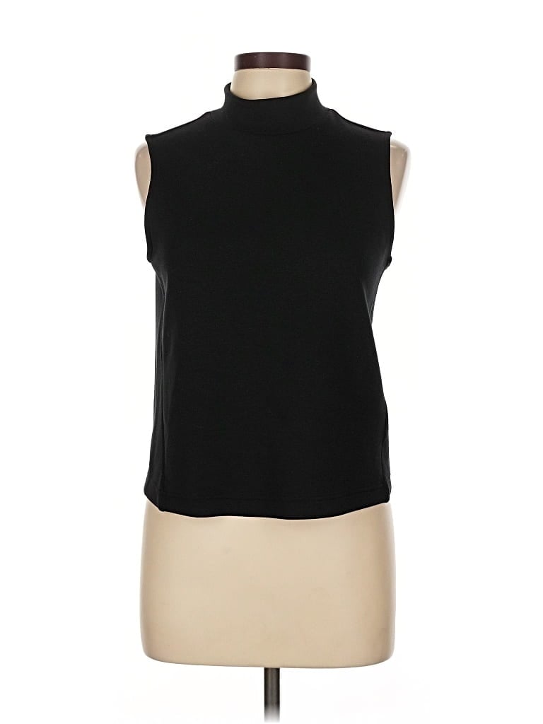 Pre-owned Spanx Sleeveless Blouse In Black