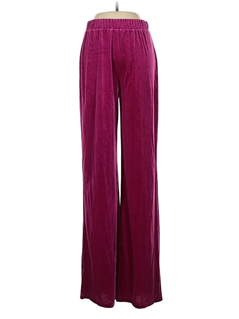 Pre-owned Fashion Nova Casual Pants In Burgundy