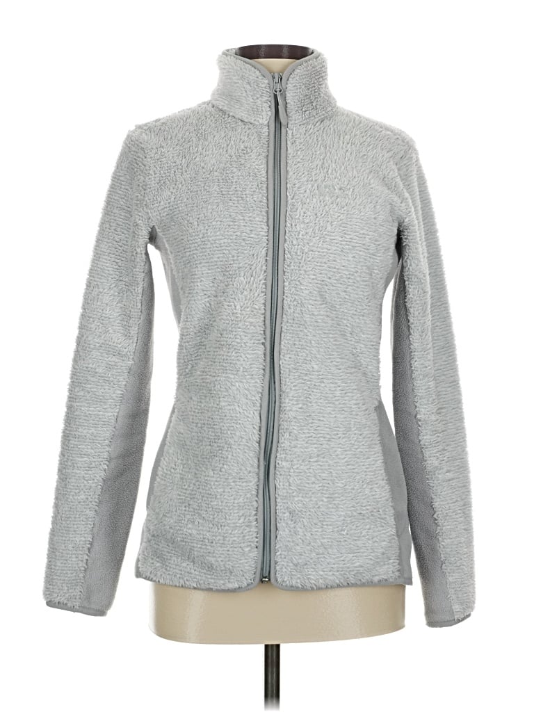 Pre-owned Jack Wolfskin Fleece Jacket In Gray