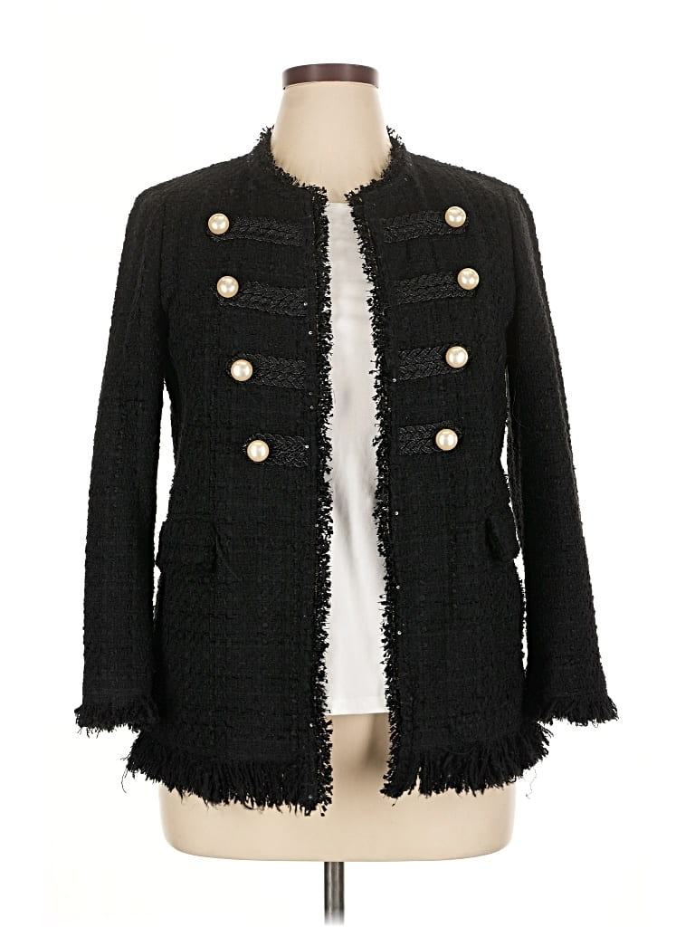 Pre-owned Zara Coat In Black