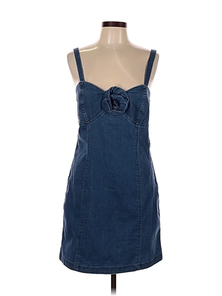 Pre-owned Porridge Casual Dress In Blue