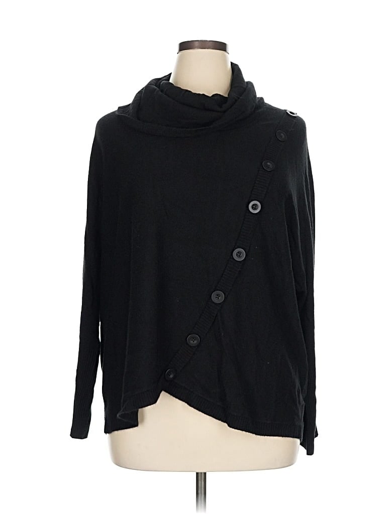 Pre-owned Notations Cardigan Sweater In Black